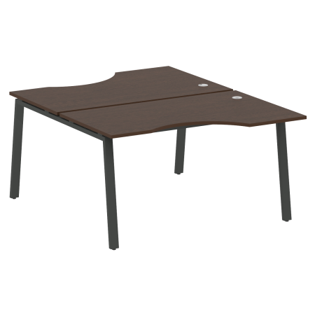 Metal System Рабочая станция криволинейная на А-образном м/к БА.РАС-СА-2.2 Венге Цаво/Металл Антрацит 1400*1835*750 Metal System Рабочая станция криволинейная на А-образном м/к БА.РАС-СА-2.2 Венге Цаво/Металл Антрацит 1400*1835*750