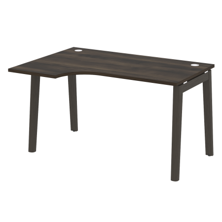Onix Wood Стол эргономичный левый OW.SA-2 (L) Дуб Мали/Дуб Темный/Металл Антрацит 1380*980*750 (720/460)