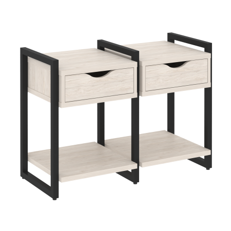 Loft Тумба на регулируемых опорах VR.L-TN-1.O Денвер Светлый/Металл Черный 970*460*719 Loft Тумба на регулируемых опорах VR.L-TN-1.O Денвер Светлый/Металл Черный 970*460*719