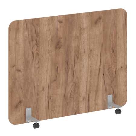 R-line Перегородка на металлических опорах, на роликах DP.R-160-120 Дуб Табак/Металл Серый 1600*18*1200 R-line Перегородка на металлических опорах, на роликах DP.R-160-120 Дуб Табак/Металл Серый 1600*18*1200