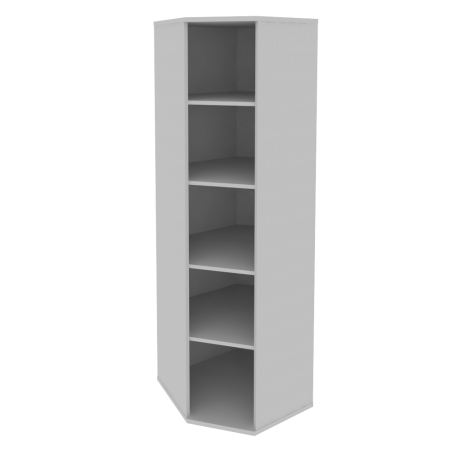 Riva Шкаф уголовой с дверью А.СТ-1.10 Серый 600*600*1980