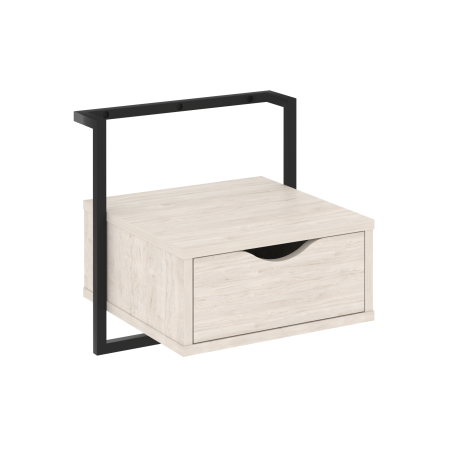 Loft Тумба навесная (крепление к стене) VR.L-SY1 Денвер Светлый/Металл Черный 450*409*450