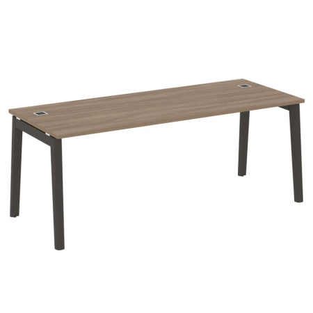 Onix Wood Direct Стол руководителя OW.SRR-6.8 Дуб Аризона/Дуб Темный/Металл Антрацит 1980*800*750