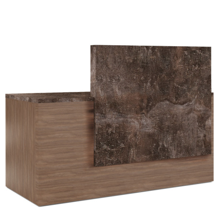 B-tone BTN36190242 Стойка ресепшн левая 1600x700x1150 Дуб Урбан бетон темный