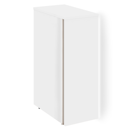 Onix Тумба с подсветкой 5 ящиков TIP-ON завершающая, правая O.R-TV-5 TIP.S (R) Дуб Аризона/Белый Бриллиант 436*767*1185