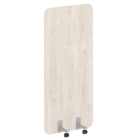 R-line Перегородка на металлических опорах, на роликах DP.R-80-180 Денвер Светлый/Металл Серый 800*18*1800 R-line Перегородка на металлических опорах, на роликах DP.R-80-180 Денвер Светлый/Металл Серый 800*18*1800