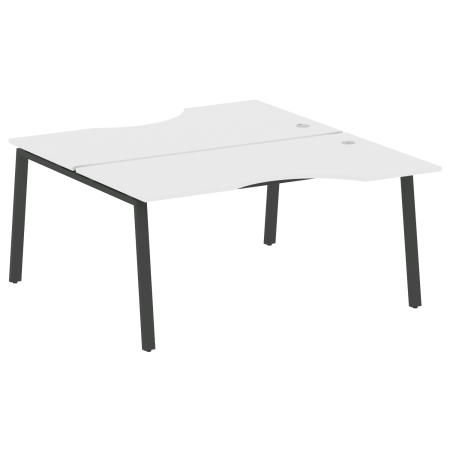 Metal System Рабочая станция криволинейная на А-образном м/к БА.РАС-СА-2.1 Белый/Металл Антрацит 1600*1835*750 Metal System Рабочая станция криволинейная на А-образном м/к БА.РАС-СА-2.1 Белый/Металл Антрацит 1600*1835*750