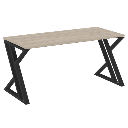Loft Стол рабочий VR.L-SRZ-4.7 Дуб Аттик/Металл Черный 1580*720*750