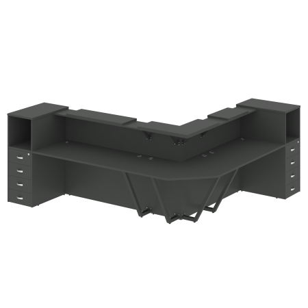 Onix Ресепшн O.R-K-33 Антрацит 2607*3007*1187 Onix Ресепшн O.R-K-33 Антрацит 2607*3007*1187