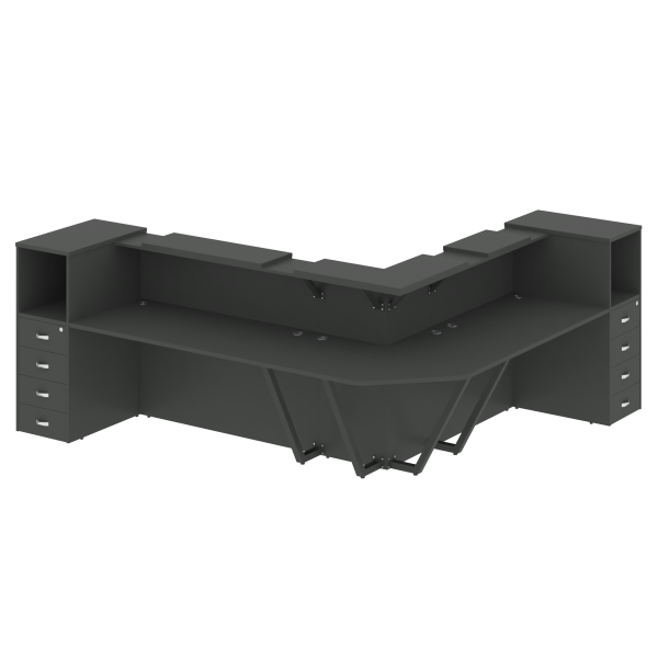 Onix Ресепшн O.R-K-33 Антрацит 2607*3007*1187