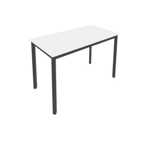 Slim Стол письменный на металлокаркасе С.СП-4.1 Белый/Металл Антрацит 1180*600*750 Slim Стол письменный на металлокаркасе С.СП-4.1 Белый/Металл Антрацит 1180*600*750