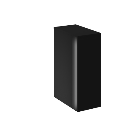 Onix Тумба с подсветкой 4 ящика завершающая, правая O.R-TV-4.S (R) Антрацит 436*767*1185