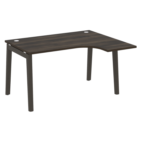 Onix Wood Стол эргономичный правый OW.SA-3 (R) Дуб Мали/Дуб Темный/Металл Антрацит 1380*1180*750 (800/460)
