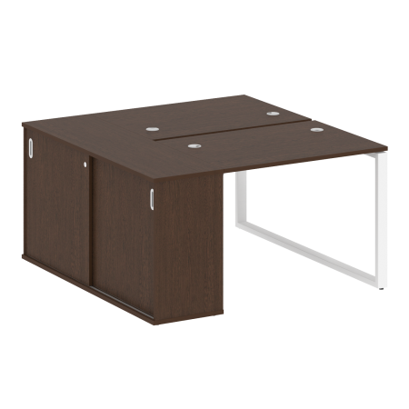 Metal System Рабочая станция с шкафом-купе на О-образном м/к БО.РС-СШК-1.1 Т Венге Цаво/Металл Белый 1410*1475*750 Metal System Рабочая станция с шкафом-купе на О-образном м/к БО.РС-СШК-1.1 Т Венге Цаво/Металл Белый 1410*1475*750