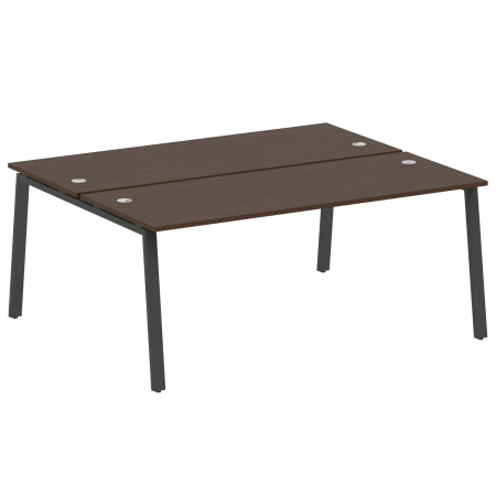 Metal System Рабочая станция на А-образном м/к БА.РАС-СП-2.5 Венге Цаво/Металл Антрацит 1800*1475*750 Metal System Рабочая станция на А-образном м/к БА.РАС-СП-2.5 Венге Цаво/Металл Антрацит 1800*1475*750