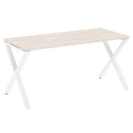 Loft Стол рабочий VR.L-SRX-4.7 Денвер Светлый/Металл Белый 1580*720*750