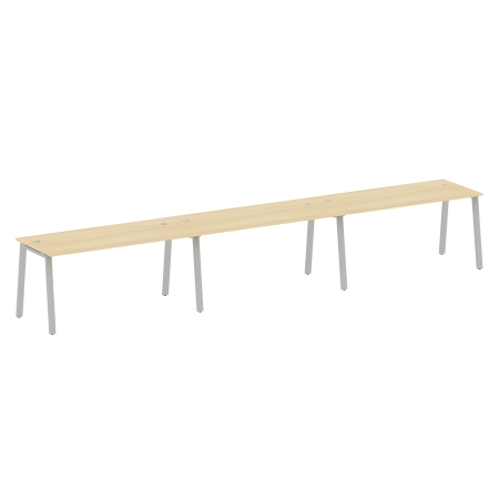 Metal System Рабочая станция на 3 места на А-образном м/к БА.СМ-3.4 Акация Лорка/Металл Серый 4800*720*750 Metal System Рабочая станция на 3 места на А-образном м/к БА.СМ-3.4 Акация Лорка/Металл Серый 4800*720*750