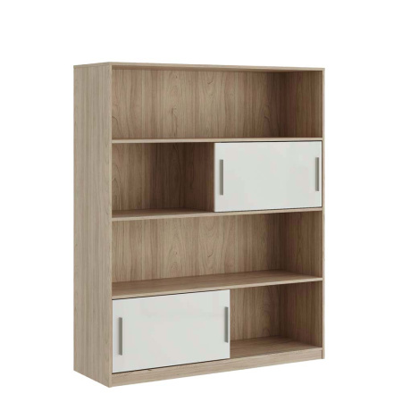 Asti AST33951821 Стеллаж высокий, глянец 1350x450x1650 вяз Asti AST33951821 Стеллаж высокий, глянец 1350x450x1650 вяз