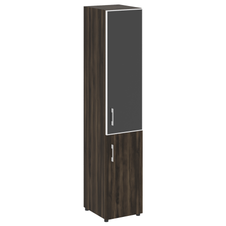 Yalta Шкаф узкий LT.SU-1.2 R (R) black Дуб Мали/Стекло Black 400*450*1987 Yalta Шкаф узкий LT.SU-1.2 R (R) black Дуб Мали/Стекло Black 400*450*1987