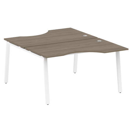 Metal System Рабочая станция криволинейная на А-образном м/к БА.РАС-СА-2.2 Вяз Благородный/Металл Белый 1400*1835*750 Metal System Рабочая станция криволинейная на А-образном м/к БА.РАС-СА-2.2 Вяз Благородный/Металл Белый 1400*1835*750