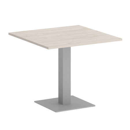 Home Office Стол квадратный VR.SP-5-90.2 Денвер Светлый/Металл Серый 900*900*753 Home Office Стол квадратный VR.SP-5-90.2 Денвер Светлый/Металл Серый 900*900*753