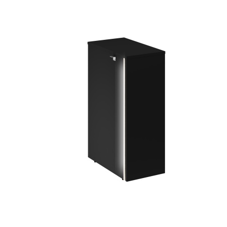 Onix Тумба с подсветкой 4 ящика проходная, средняя O.R-TV-4.S Денвер Светлый/Антрацит 436*767*1185