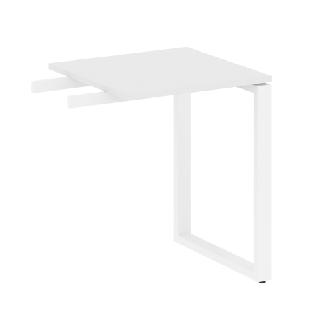 Metal System Приставной элемент на О-образном м/к БО.ПР-1 Белый/Металл Белый 600*600*750 Metal System Приставной элемент на О-образном м/к БО.ПР-1 Белый/Металл Белый 600*600*750