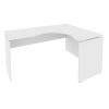 Style Стол криволинейный правый Л.СА-4 (R) Белый 1580*1200*750