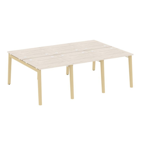 Onix Wood Рабочая станция OW.D.RS-6.0.8 Денвер Светлый/Дуб Светлый/Металл Белый 2340*1635*750 Onix Wood Рабочая станция OW.D.RS-6.0.8 Денвер Светлый/Дуб Светлый/Металл Белый 2340*1635*750