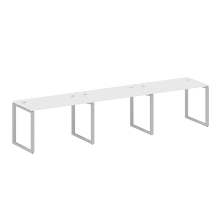 Metal System Рабочая станция на 3 места на О-образном м/к БО.СМ-3.2 Белый/Металл Серый 3600*720*750 Metal System Рабочая станция на 3 места на О-образном м/к БО.СМ-3.2 Белый/Металл Серый 3600*720*750