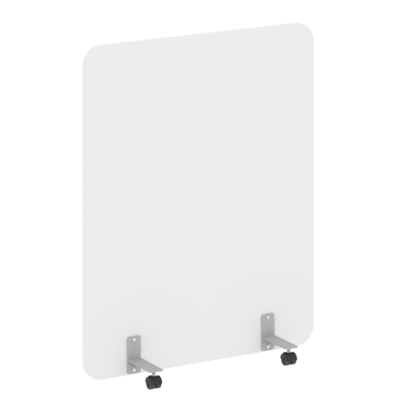 R-line Перегородка на металлических опорах, на роликах DP.R-120-150 Белый Бриллиант/Металл Серый 1200*18*1500 R-line Перегородка на металлических опорах, на роликах DP.R-120-150 Белый Бриллиант/Металл Серый 1200*18*1500