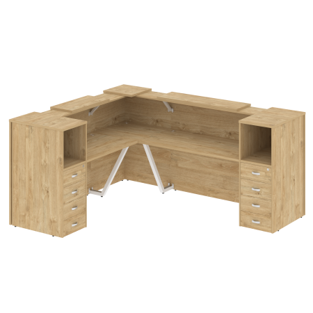 Onix Ресепшн O.R-K-29 Тиквуд Светлый 2575*2175*1187 Onix Ресепшн O.R-K-29 Тиквуд Светлый 2575*2175*1187