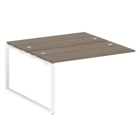 Metal System Проходной элемент рабочей станции на О-образном м/к БО.ПРС-СП-2.3 Вяз Благородный/Металл Белый 1400*1475*750 Metal System Проходной элемент рабочей станции на О-образном м/к БО.ПРС-СП-2.3 Вяз Благородный/Металл Белый 1400*1475*750