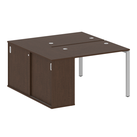 Metal System Рабочая станция с шкафом-купе на П-образном м/к БП.РС-СШК-1.1 Т Венге Цаво/Металл Серый 1410*1475*750 Metal System Рабочая станция с шкафом-купе на П-образном м/к БП.РС-СШК-1.1 Т Венге Цаво/Металл Серый 1410*1475*750