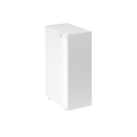 Onix Тумба с подсветкой 4 ящика проходная, средняя O.R-TV-4.S Дуб Аттик/Белый Бриллиант 436*767*1185