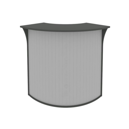 Riva Стойка угловая (радиусный элемент-ролета) А.РС-5.5 Антрацит 950*950*1150