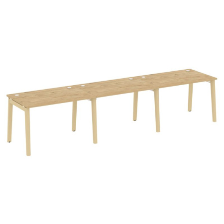 Onix Wood Рабочая станция OW.RS-3.2.8 Тиквуд Светлый/Дуб Светлый/Металл Белый 3540*800*750 Onix Wood Рабочая станция OW.RS-3.2.8 Тиквуд Светлый/Дуб Светлый/Металл Белый 3540*800*750