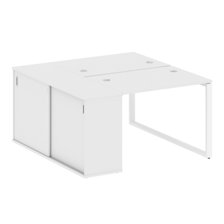 Metal System Рабочая станция с шкафом-купе на О-образном м/к БО.РС-СШК-1.1 Т Белый/Металл Белый 1410*1475*750 Metal System Рабочая станция с шкафом-купе на О-образном м/к БО.РС-СШК-1.1 Т Белый/Металл Белый 1410*1475*750