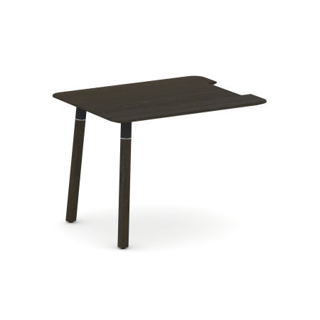 Fresco Брифинг-приставка FR.BR-10 Дуб Темный/Металл Черный 1000*800*725 Fresco Брифинг-приставка FR.BR-10 Дуб Темный/Металл Черный 1000*800*725