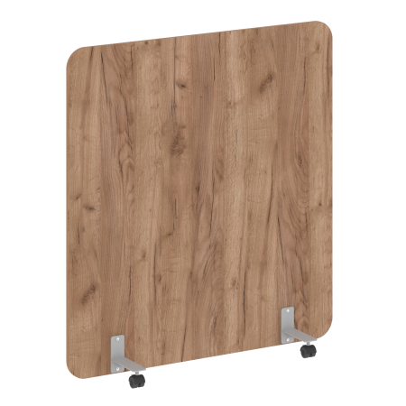 R-line Перегородка на металлических опорах, на роликах DP.R-140-150 Дуб Табак/Металл Серый 1400*18*1500 R-line Перегородка на металлических опорах, на роликах DP.R-140-150 Дуб Табак/Металл Серый 1400*18*1500