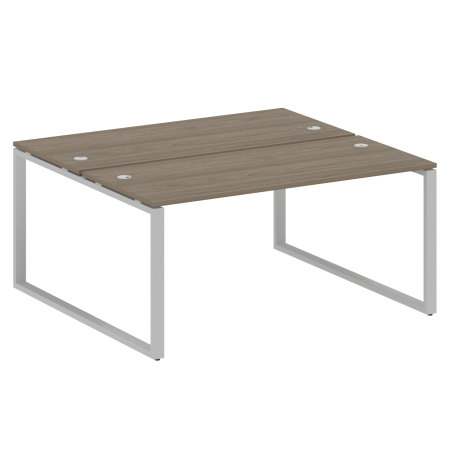 Metal System Рабочая станция на О-образном м/к БО.РАС-СП-2.4 Вяз Благородный/Металл Серый 1600*1475*750 Metal System Рабочая станция на О-образном м/к БО.РАС-СП-2.4 Вяз Благородный/Металл Серый 1600*1475*750
