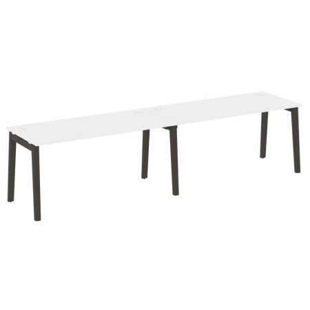 Onix Wood Рабочая станция OW.RS-2.4.7 Белый Бриллиант/Дуб Темный/Металл Антрацит 3160*720*750 Onix Wood Рабочая станция OW.RS-2.4.7 Белый Бриллиант/Дуб Темный/Металл Антрацит 3160*720*750