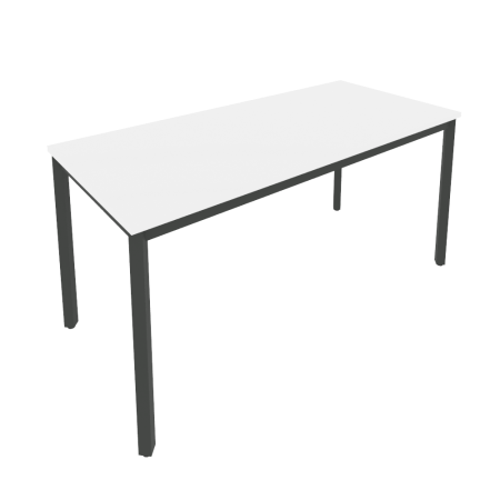Slim Стол письменный на металлокаркасе С.СП-6 Белый/Металл Антрацит 1580*720*750 Slim Стол письменный на металлокаркасе С.СП-6 Белый/Металл Антрацит 1580*720*750
