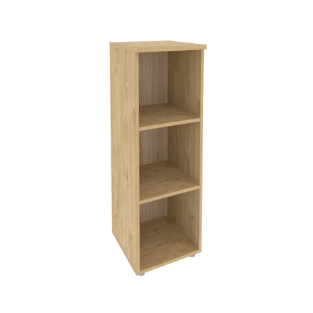 Onix Стеллаж средний узкий O.SU-2 Тиквуд Светлый 400*420*1207 Onix Стеллаж средний узкий O.SU-2 Тиквуд Светлый 400*420*1207