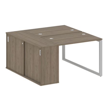 Metal System Рабочая станция с шкафом-купе на О-образном м/к БО.РС-СШК-1.1 Т Вяз Благородный/Металл Серый 1410*1475*750 Metal System Рабочая станция с шкафом-купе на О-образном м/к БО.РС-СШК-1.1 Т Вяз Благородный/Металл Серый 1410*1475*750