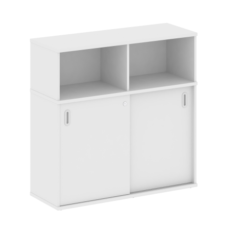 Metal System Шкаф-купе приставной Б.ШК-3 Т Белый 1120*410*1098 Metal System Шкаф-купе приставной Б.ШК-3 Т Белый 1120*410*1098