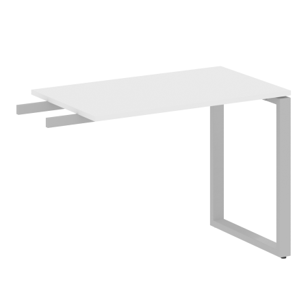 Metal System Приставной элемент на О-образном м/к БО.ПР-3 Белый/Металл Серый 1000*600*750 Metal System Приставной элемент на О-образном м/к БО.ПР-3 Белый/Металл Серый 1000*600*750