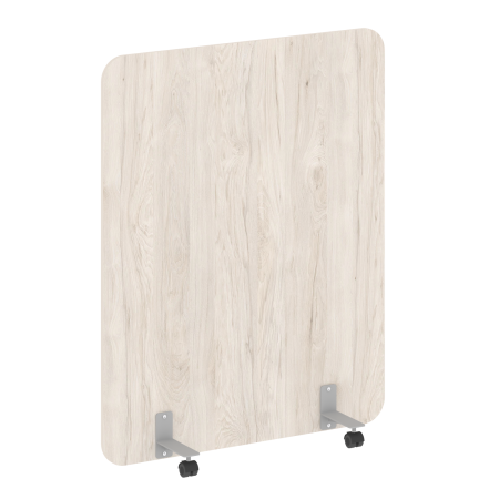 R-line Перегородка на металлических опорах, на роликах DP.R-120-150 Денвер Светлый/Металл Серый 1200*18*1500 R-line Перегородка на металлических опорах, на роликах DP.R-120-150 Денвер Светлый/Металл Серый 1200*18*1500