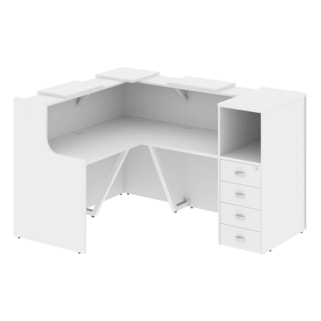 Onix Ресепшн O.R-K-26 Белый Бриллиант 1973*1568*1187 Onix Ресепшн O.R-K-26 Белый Бриллиант 1973*1568*1187