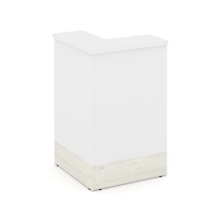 Style Угловой модуль правый Л.УМ-1 (R) Дуб Наварра/Белый 736*736*1156